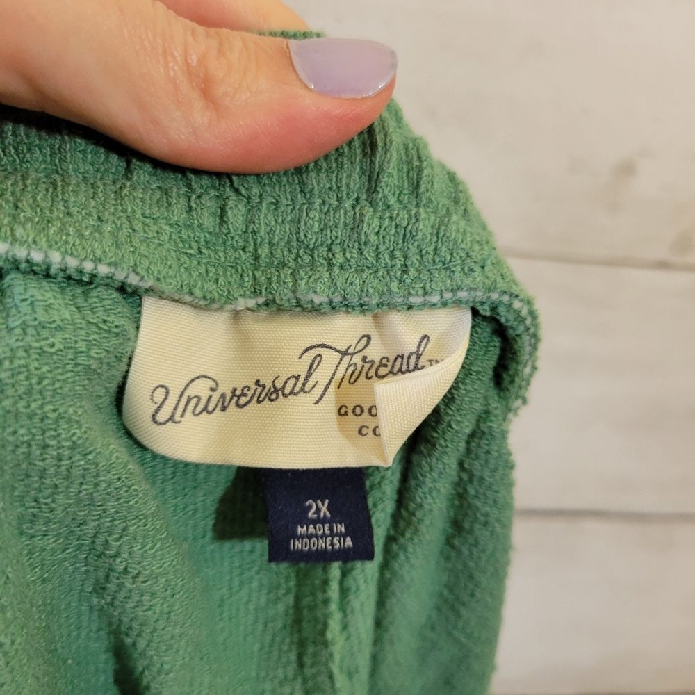 Target Universal Thread Womens French Terry Elastic Waist Pull-On Shorts NWT 2X - Picture 8 of 10